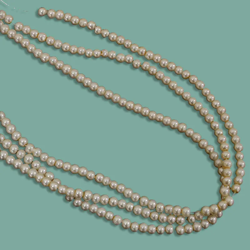 Ivory Glass Pearls