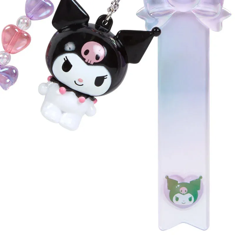 Japan Sanrio - Kuromi Custom Keychain (Clear and Plump 3D)