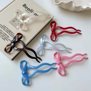 JBextension Bow U Shaped Hair Pins, French Hair Pins Metal French U Pins Vintage Hair Fork Hair Pin for Buns Women Girls Hairstyle Accessories, Hair Accessories