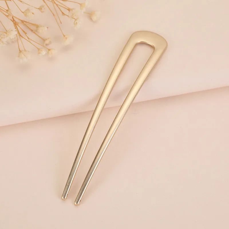 Korean Pearl U Hairpins