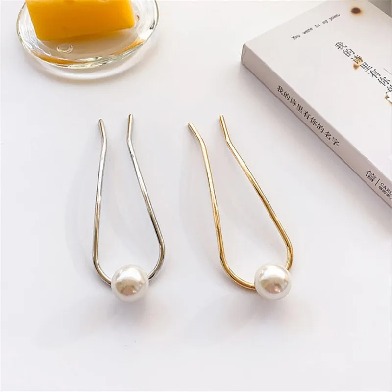 Korean Pearl U Hairpins