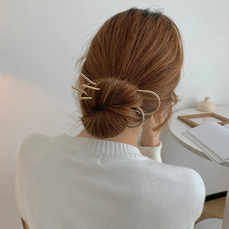 Korean Pearl U Hairpins