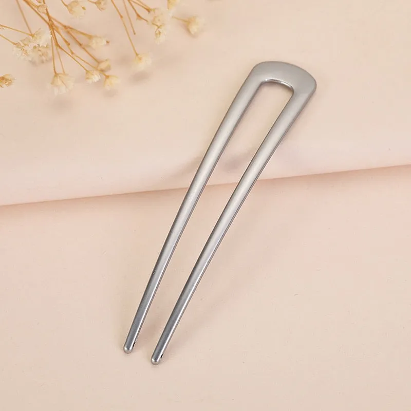 Korean Pearl U Hairpins