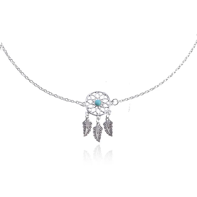 Lady Dream Catcher Pendant Anklet
