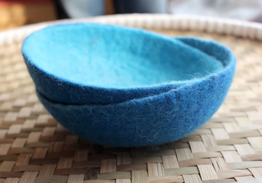 Large Felt Bowls, Felt Decorative Bowls