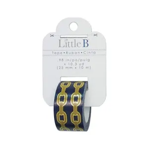 Little B Decorative Foil Tape 25Mmx10m - Gold Foil Chains*