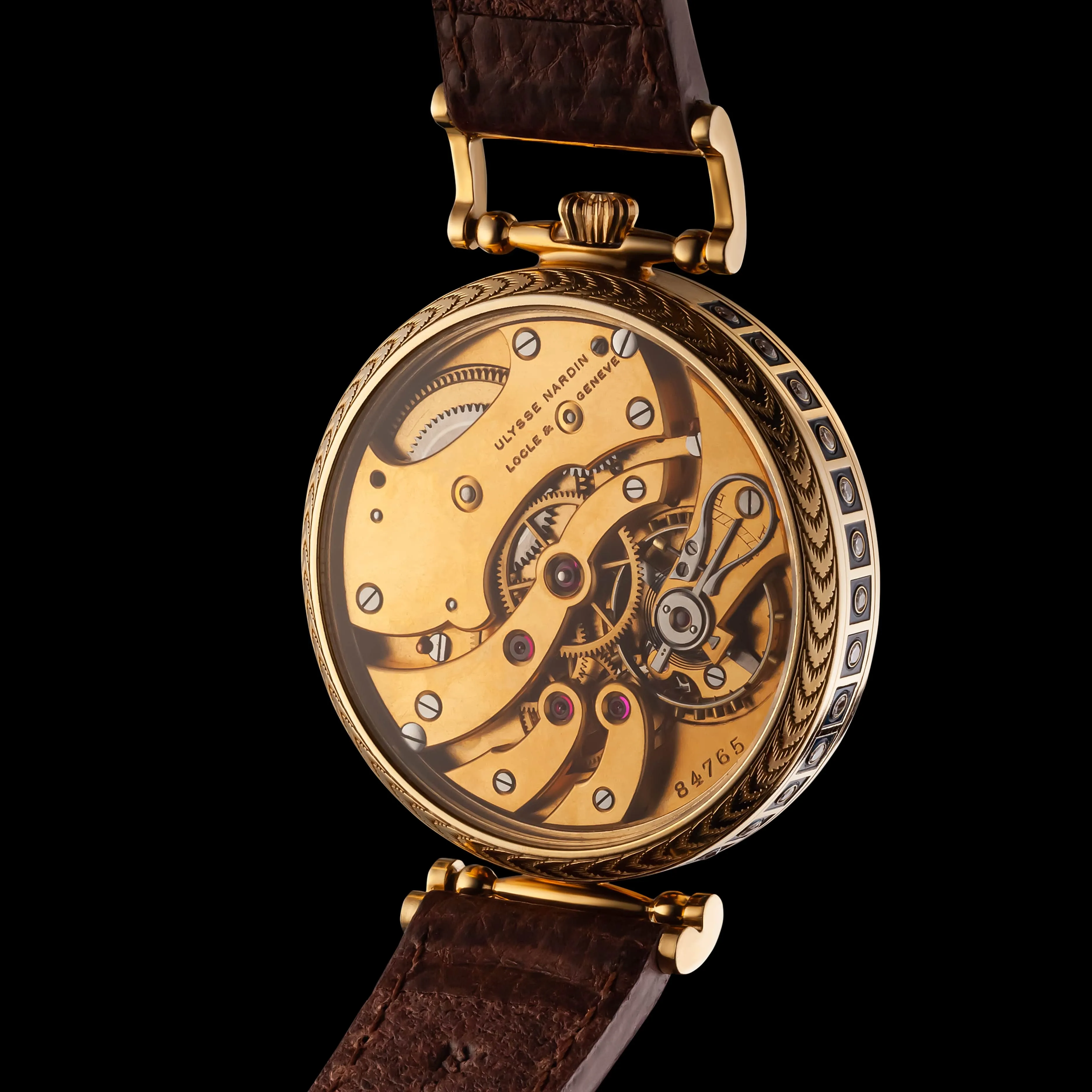 LUNA Men's Wristwatch fits Historic Swiss UN Mechanical Movement