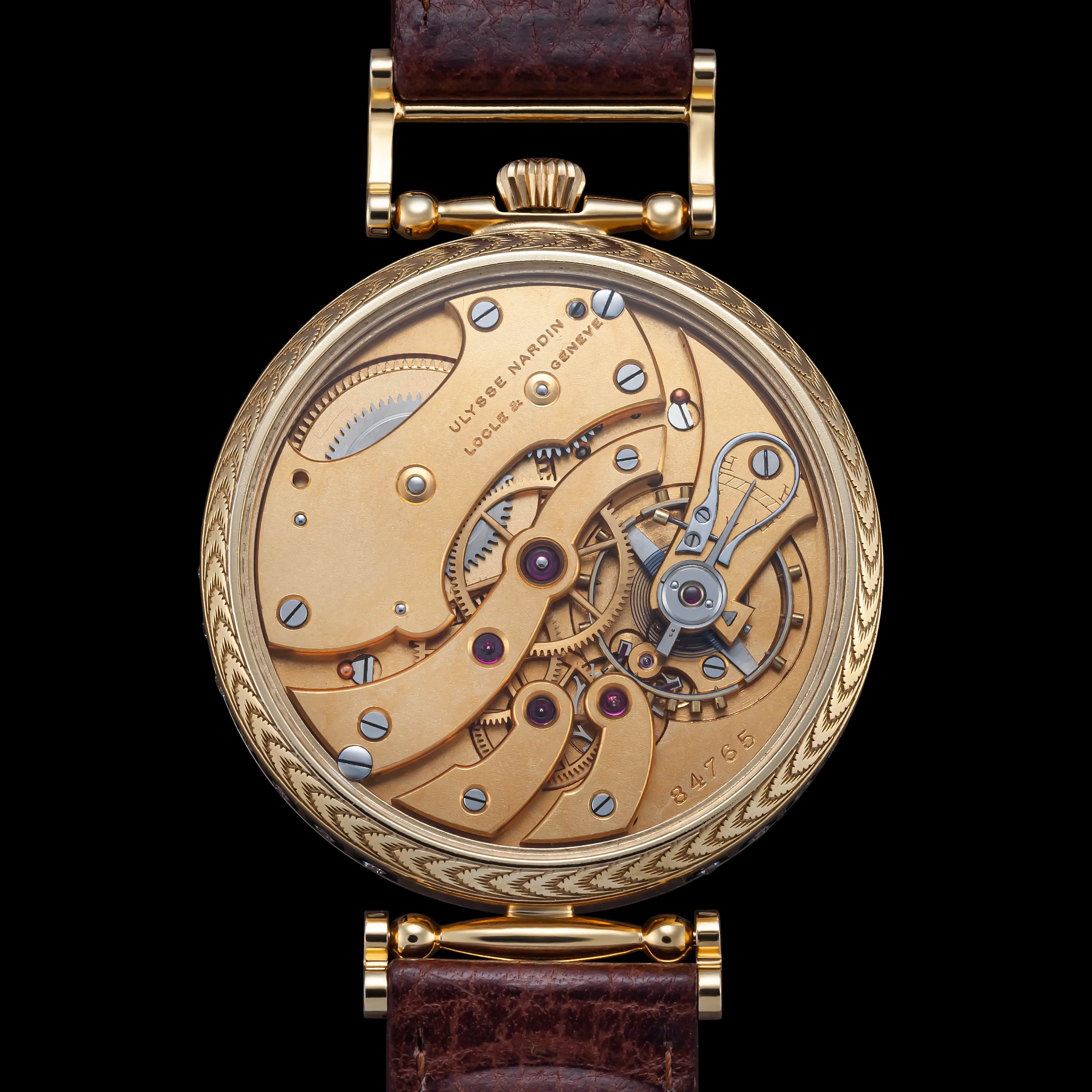 LUNA Men's Wristwatch fits Historic Swiss UN Mechanical Movement