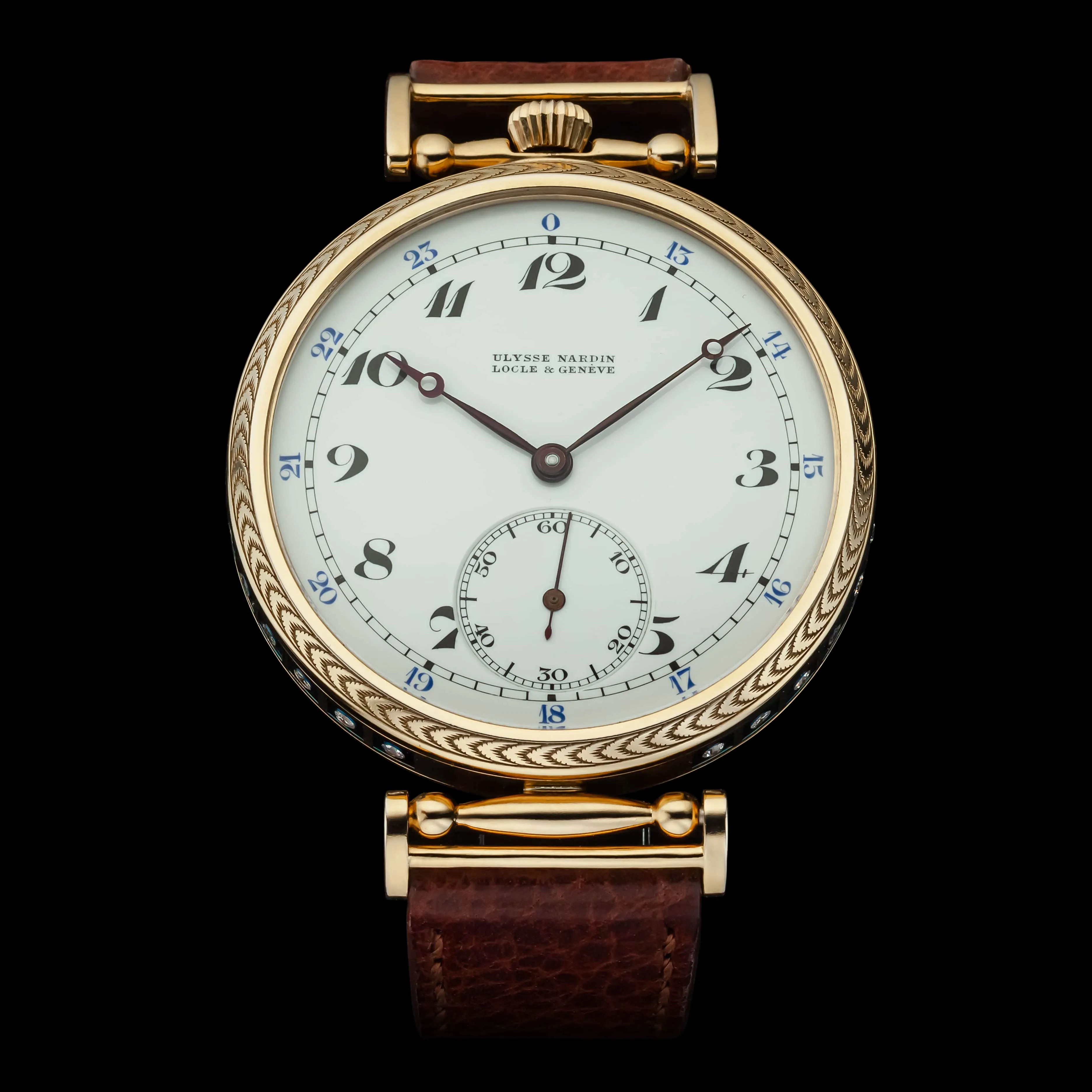 LUNA Men's Wristwatch fits Historic Swiss UN Mechanical Movement