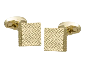 Lux Square Gold Cufflinks