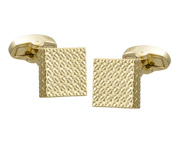 Lux Square Gold Cufflinks