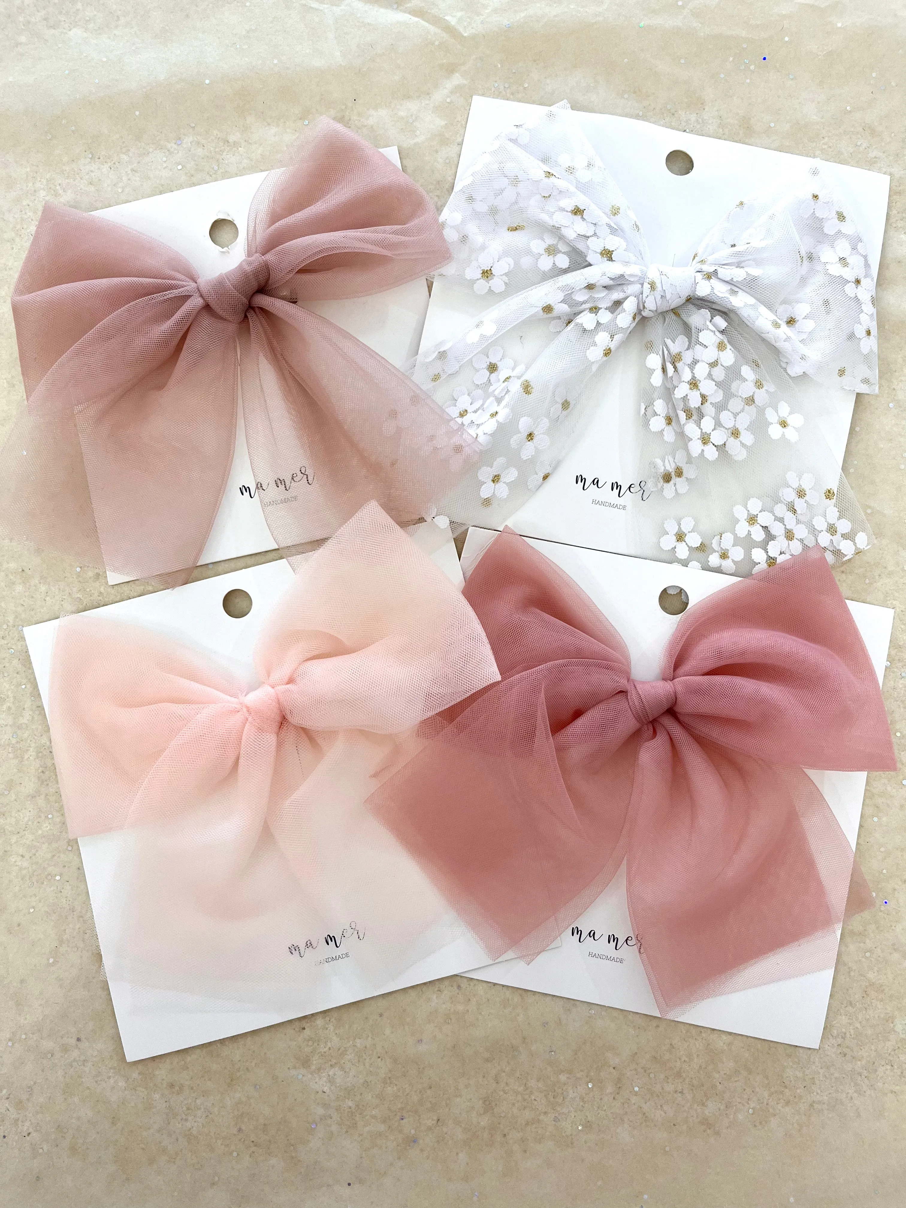 Ma Mer Valentina Bow Hair Clips ASSTD