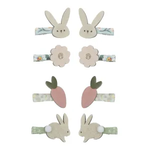 Mimi & Lula Set Hairpins | Easter Bunny & Flowers