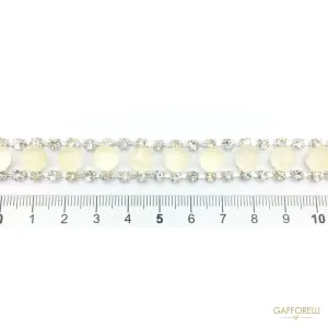 Multifaces Balls Chain with Rhinestones 1953 - Gafforelli Srl