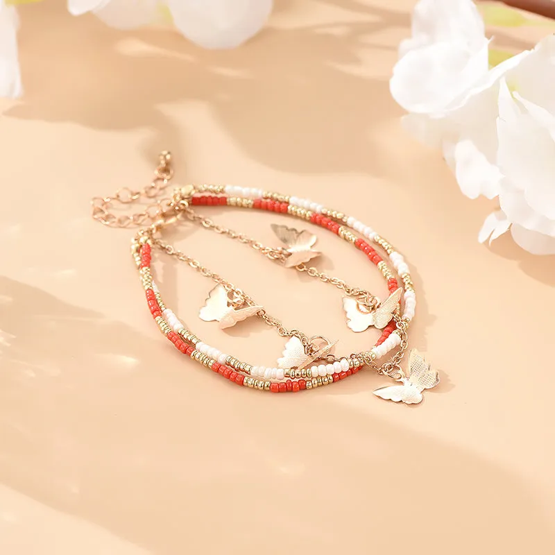 New European And American Cross-border Inlaid Fashion Anklet