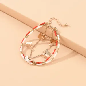 New European And American Cross-border Inlaid Fashion Anklet