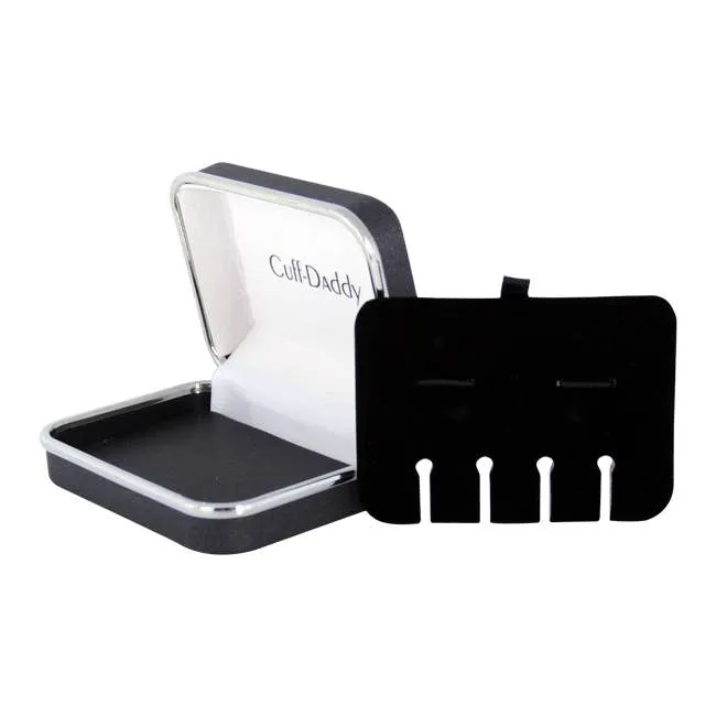 Onyx And Gold Wedding Set Cuff Links Studs