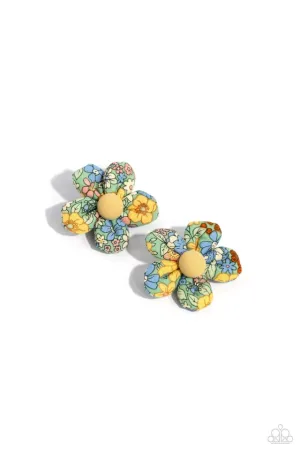 Paparazzi Hair Accessories ~ Quilted Paradise - Green