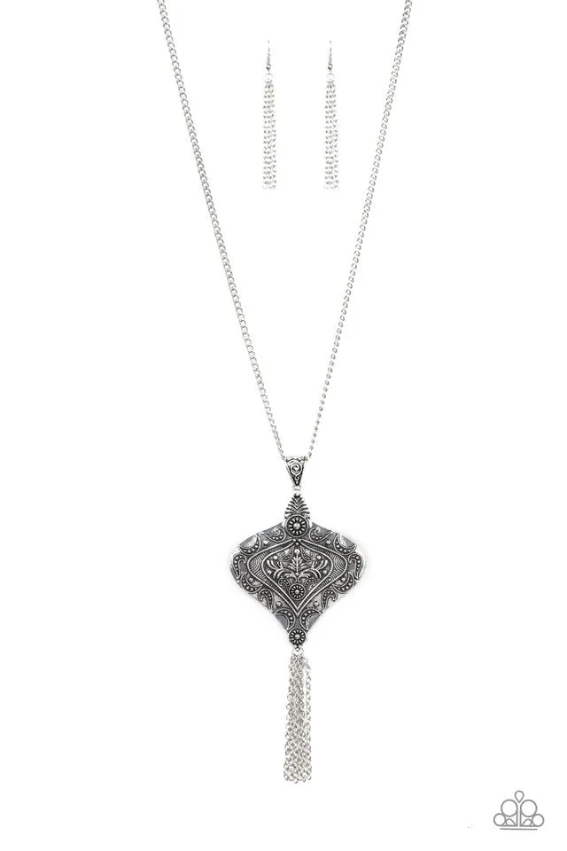 Paparazzi Necklace ~ Rural Remedy - Silver