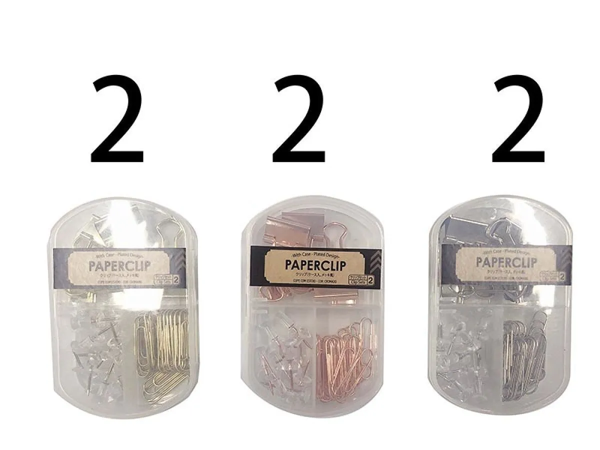 Paperclip -With Case - Plated Design-