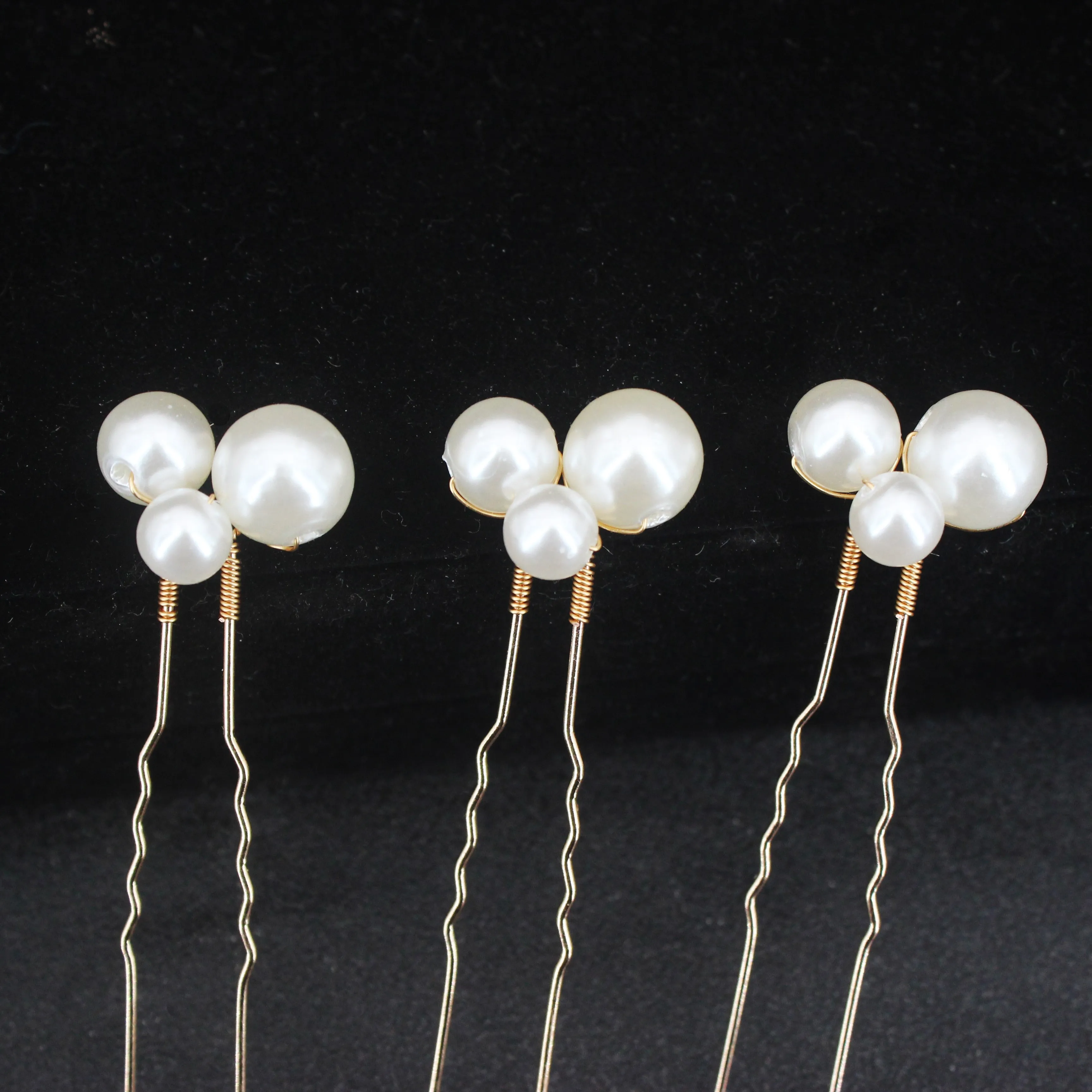 Pearl Bridal Hairpins Set