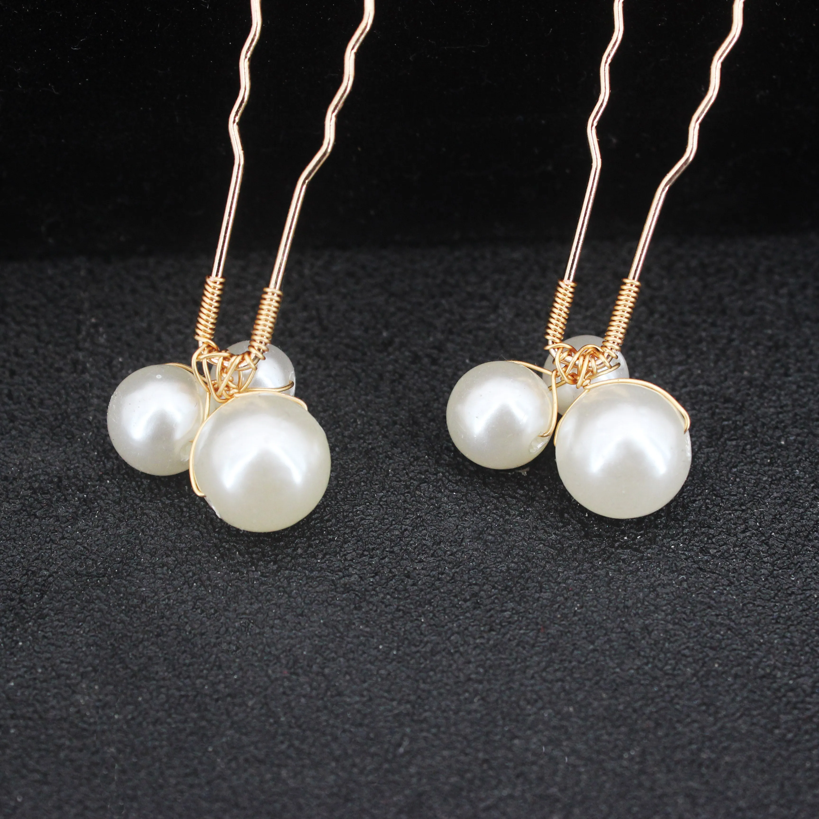 Pearl Bridal Hairpins Set