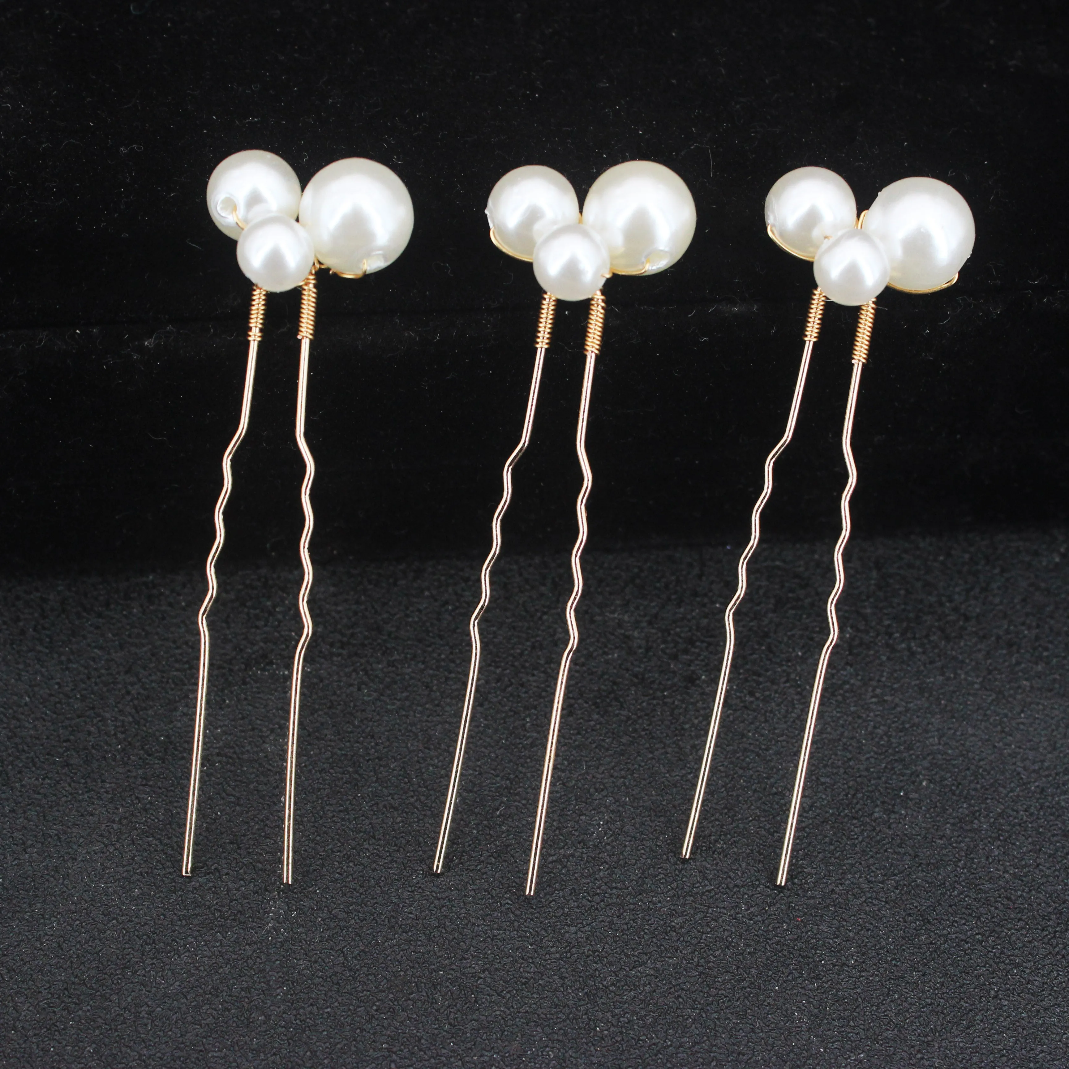 Pearl Bridal Hairpins Set