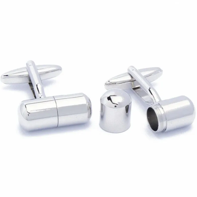 Pill Holder Cufflinks
