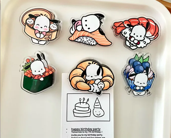 Pocha Sushi Design Paper Clip