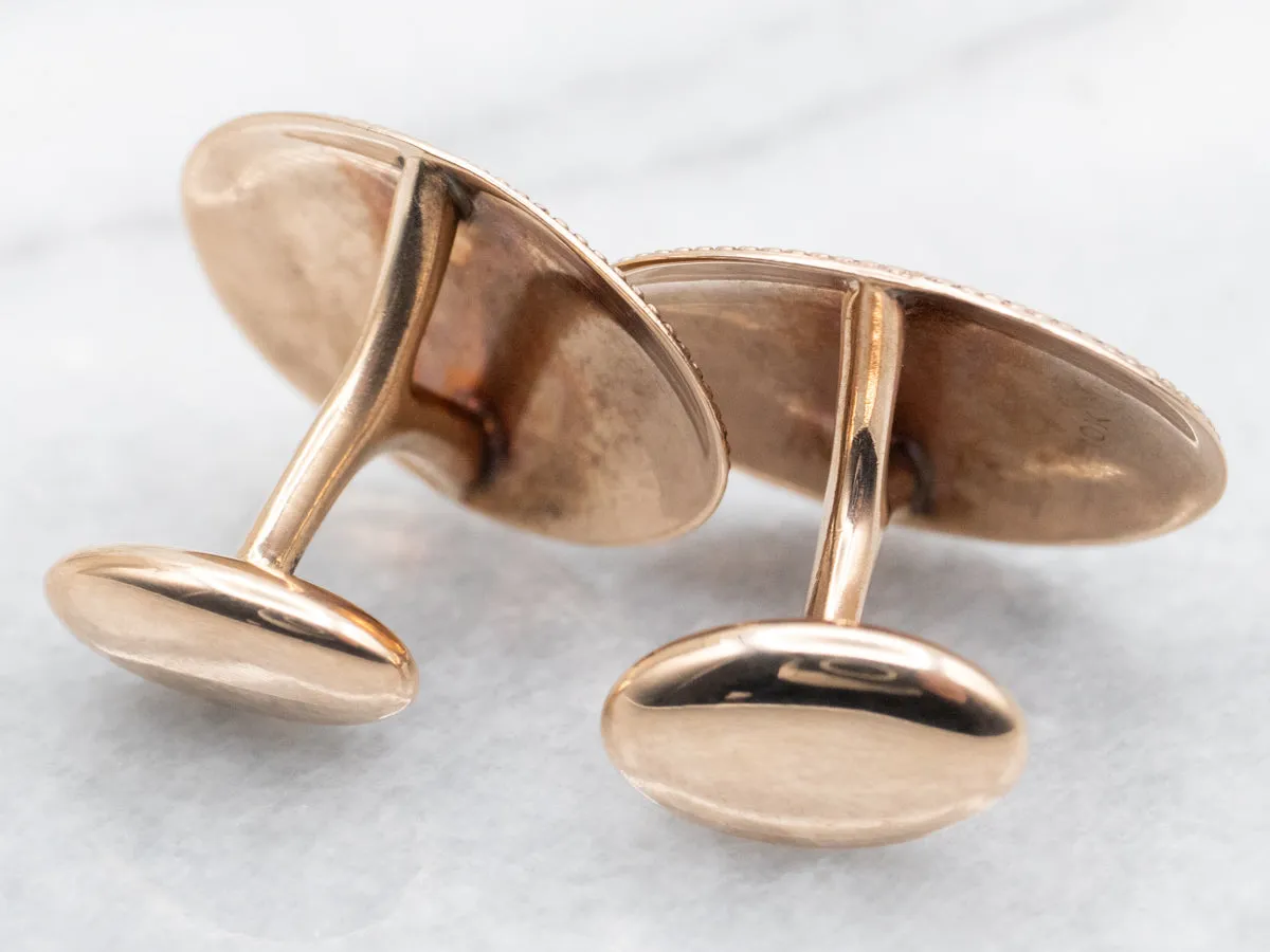 "D" Engraved Cufflinks