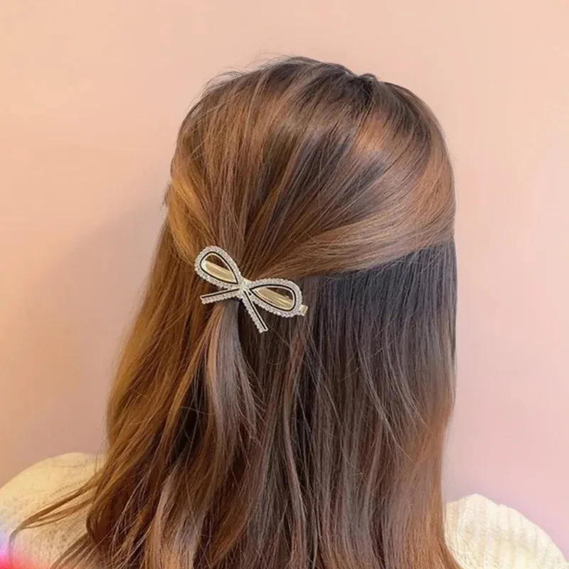Rhinestone Hair clip fo kids girls (Pack of 1, Multicolor)