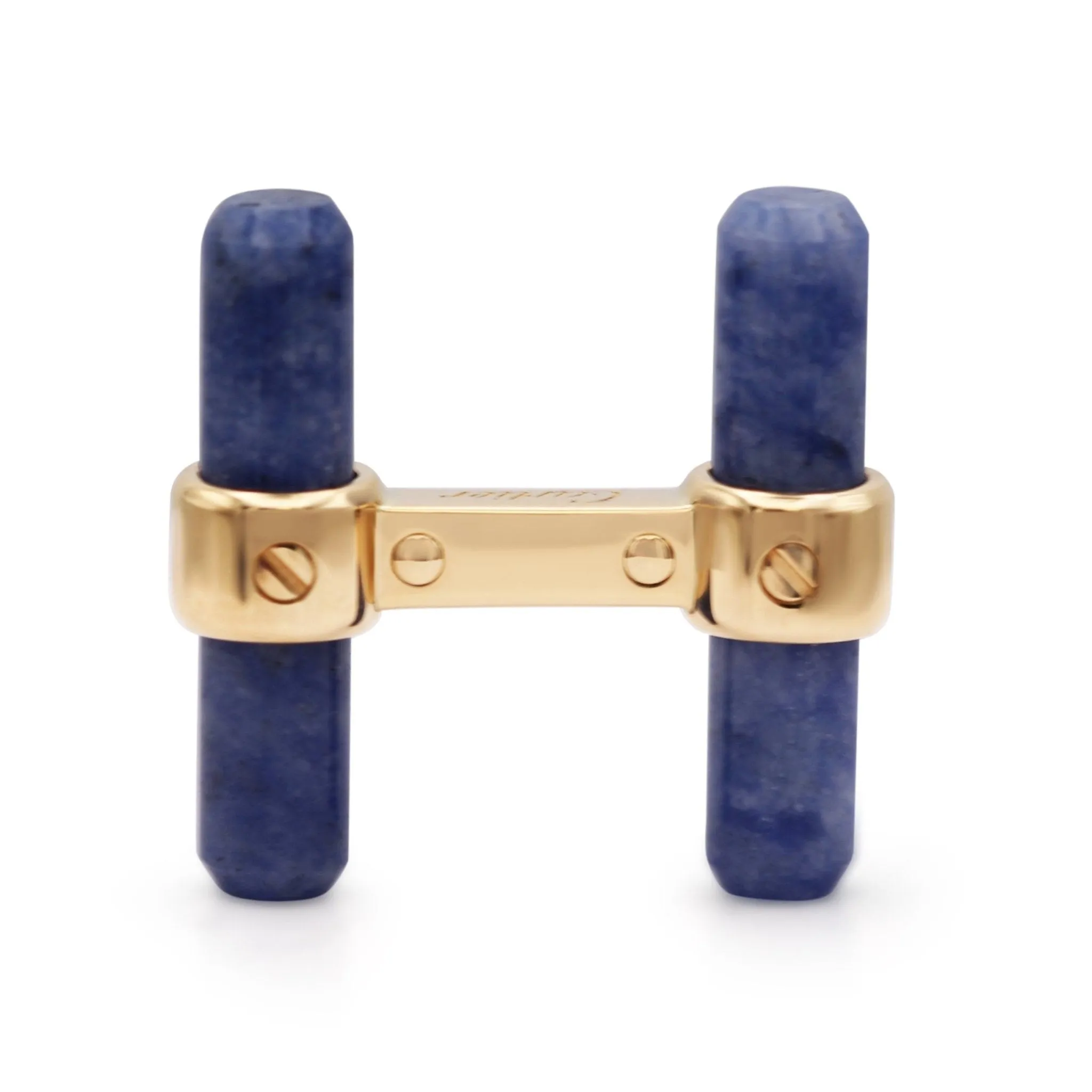 Santos De Cartier Daily Mood Cufflinks - Gold & Silver