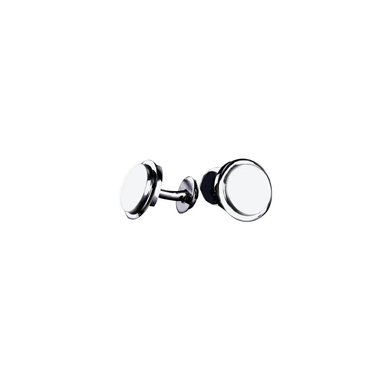 Serene White Gold Cufflinks