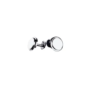Serene White Gold Cufflinks