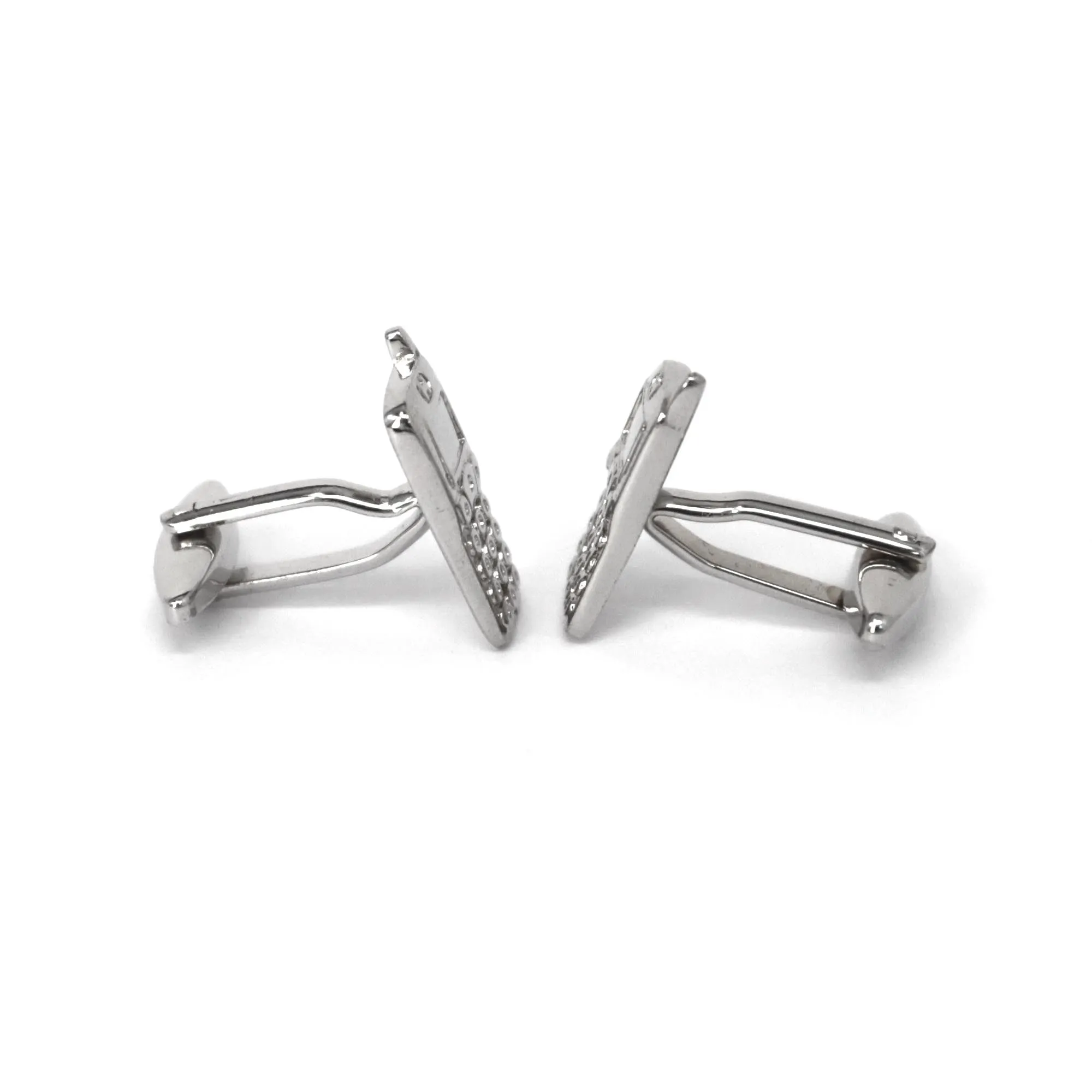 Silver handphone Cufflinks (Online Exclusive)