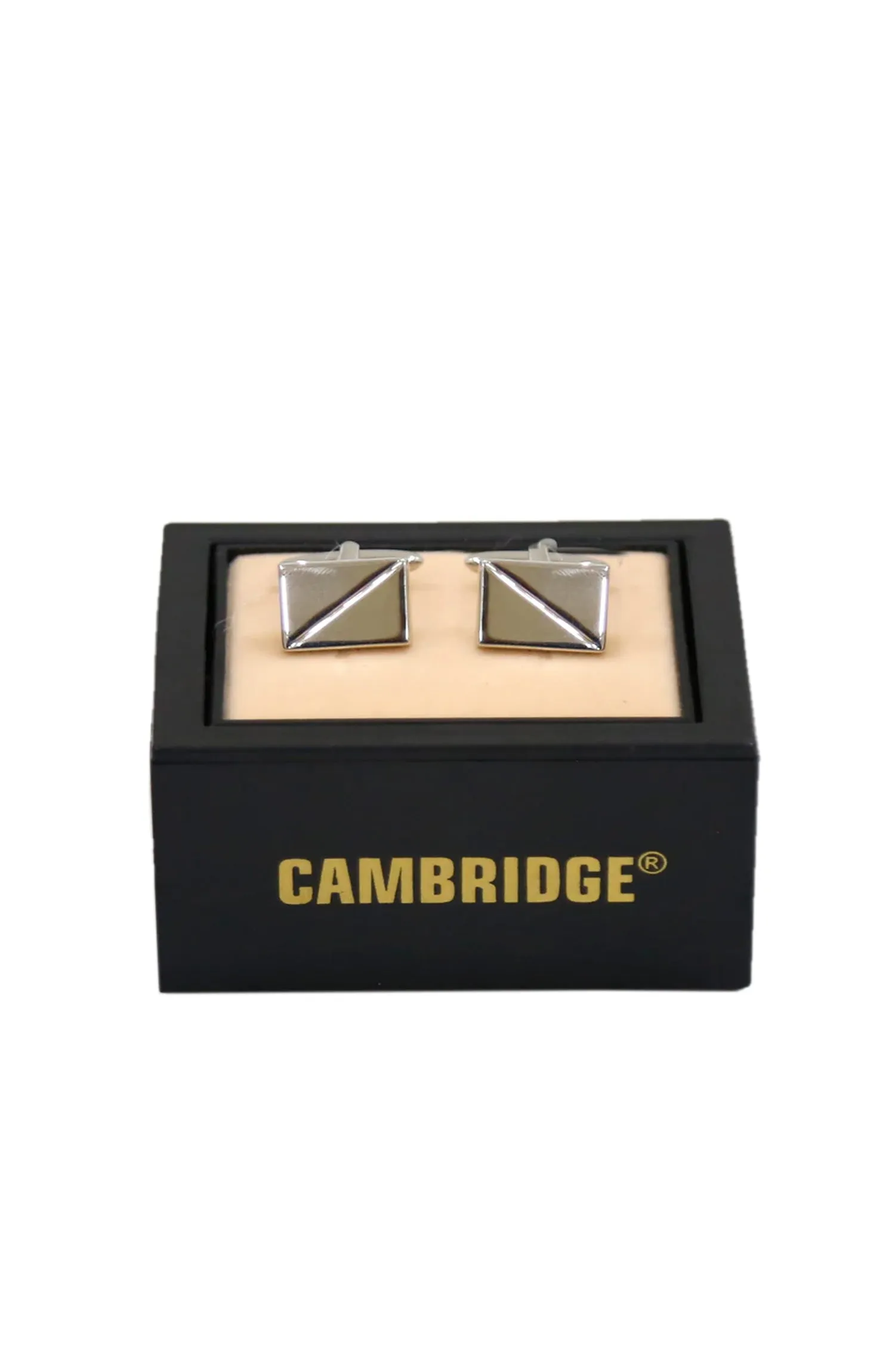 Split Triangle Cufflinks