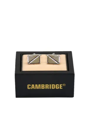 Split Triangle Cufflinks