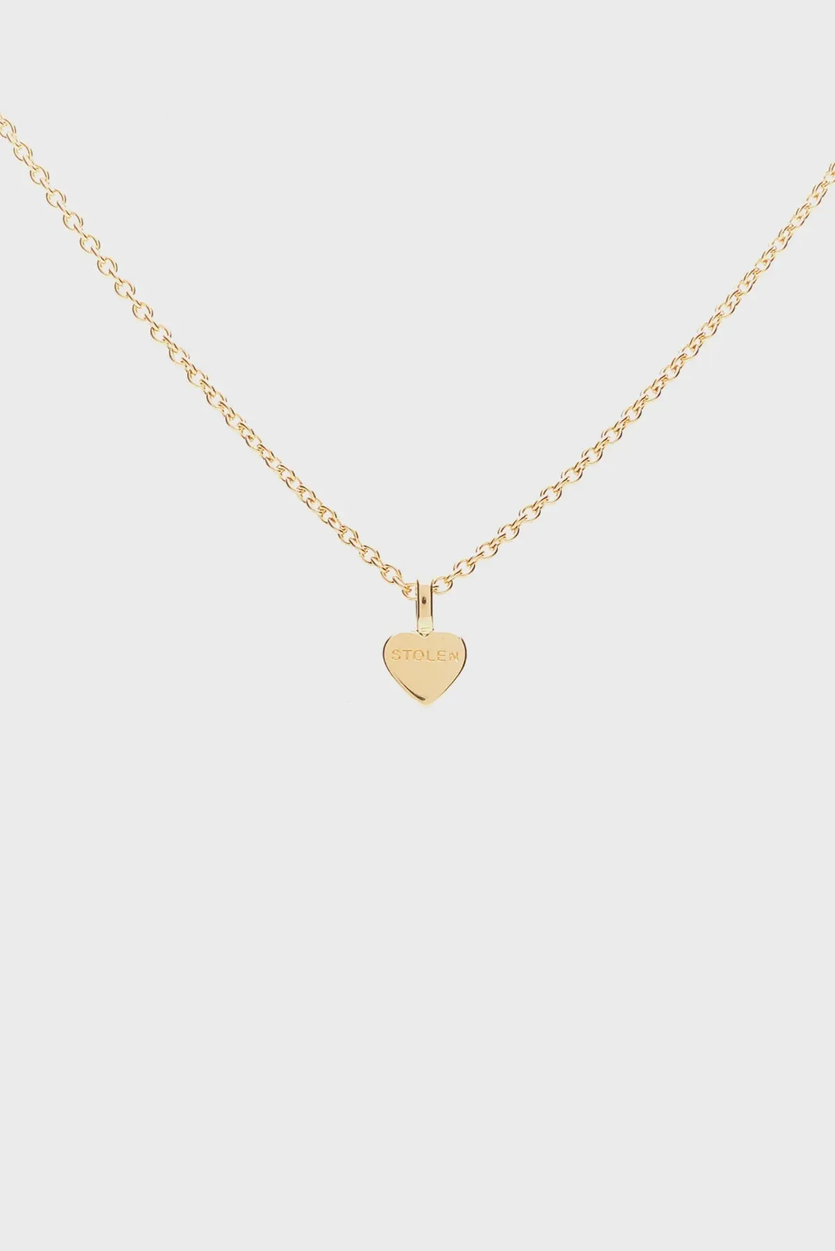 Stolen Heart Necklace - Gold Plated