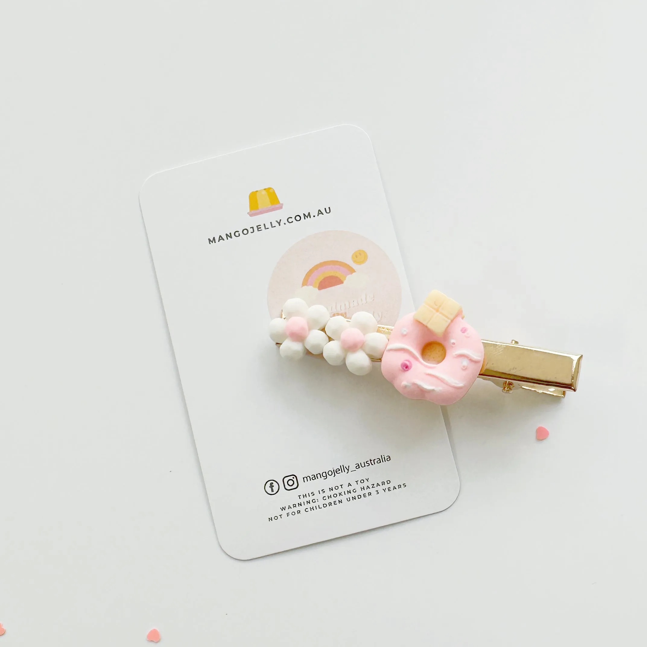 The donut Handmade Collection - Ali Clip (Strawberry)