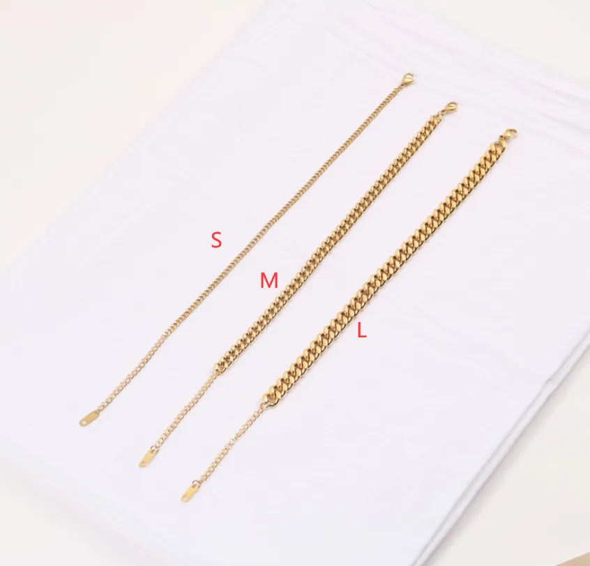 Thick chain anklet women