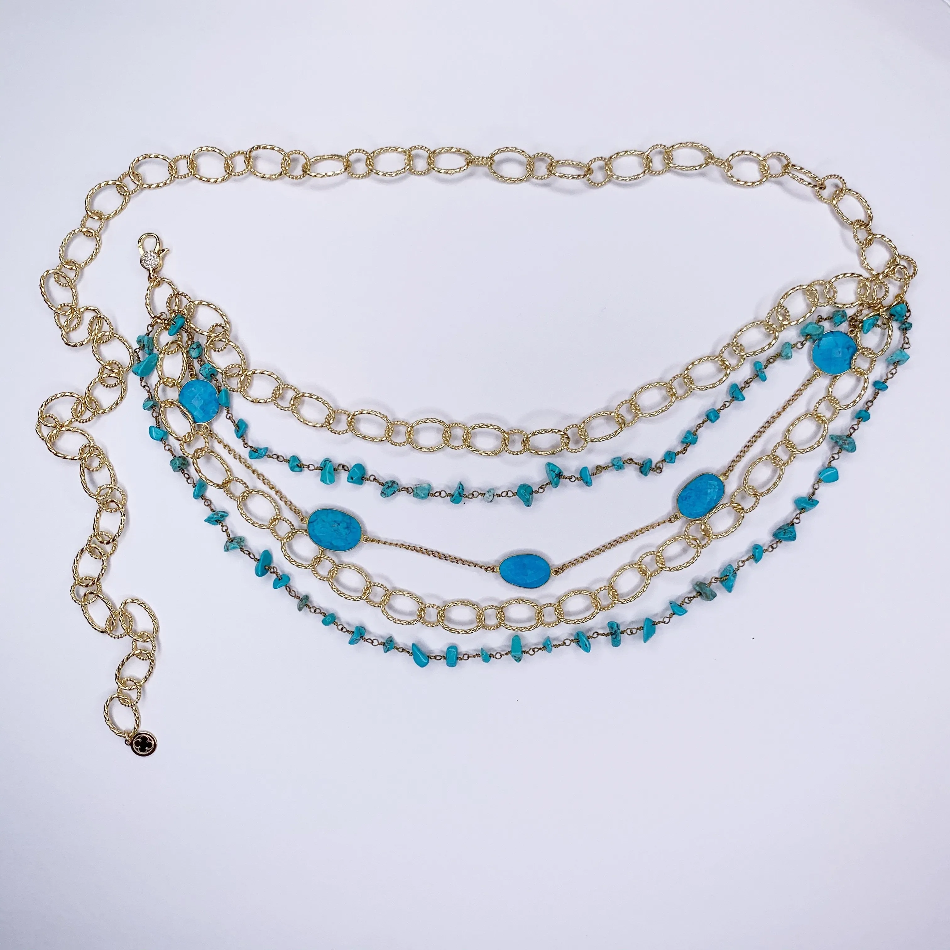 Turquoise Gemstone Belt