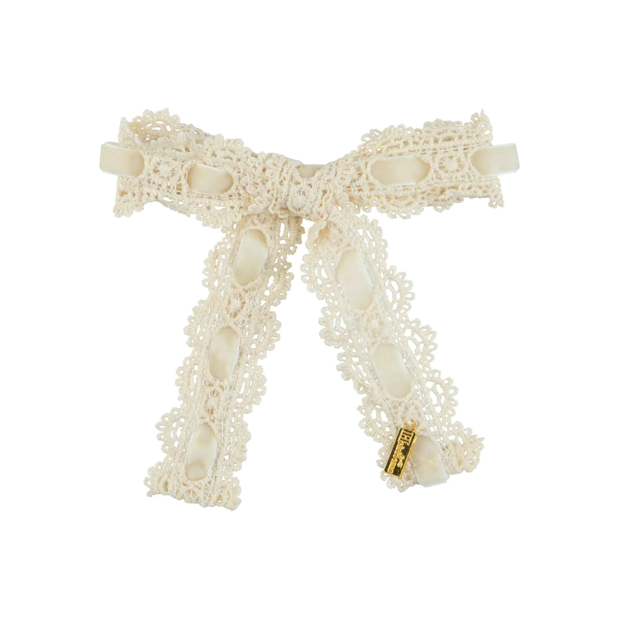 Velvet Lace Medium Bow