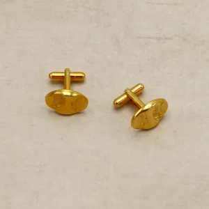 Vintage Grecian Textured Cufflinks