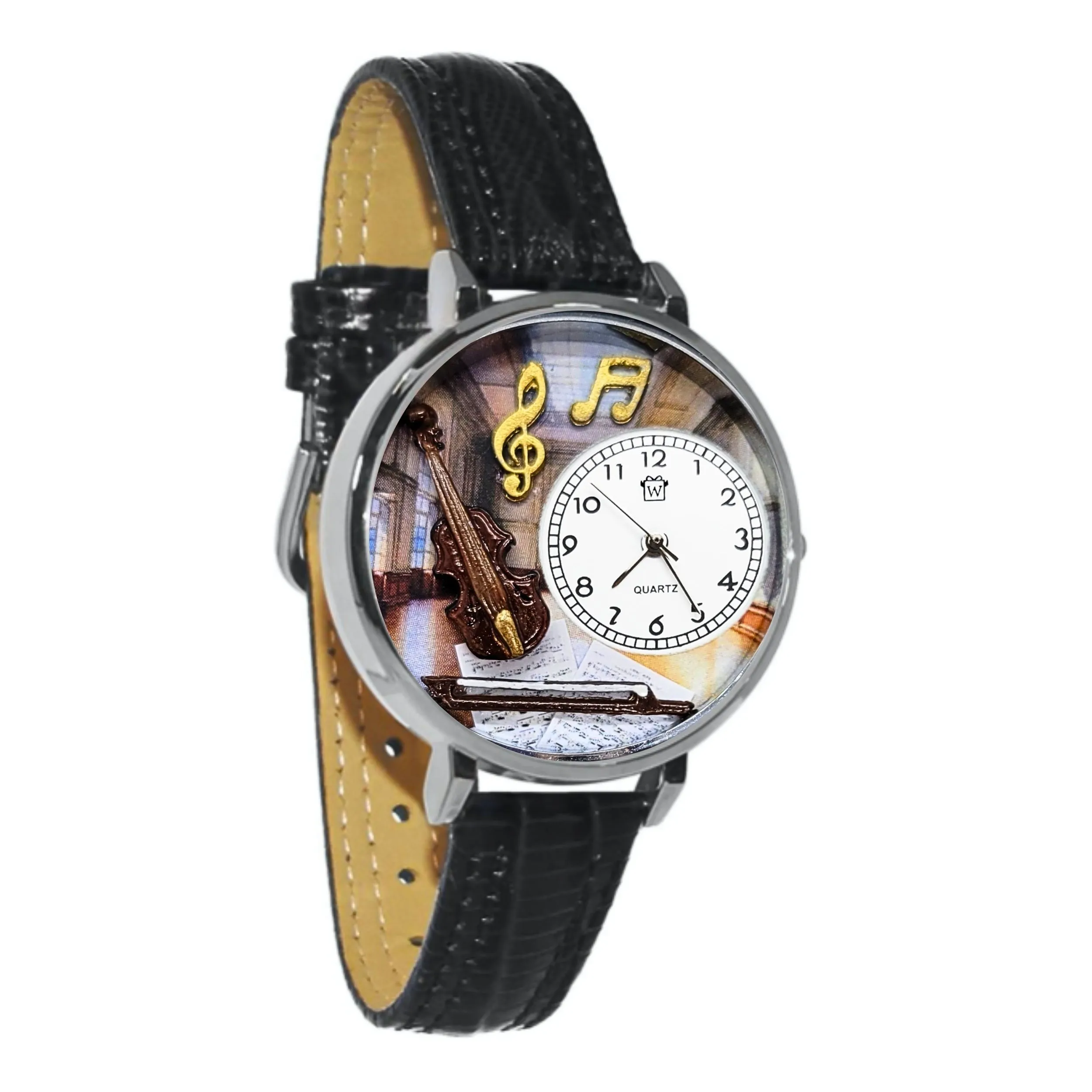 Violin String Instrument 3D Watch Large Style