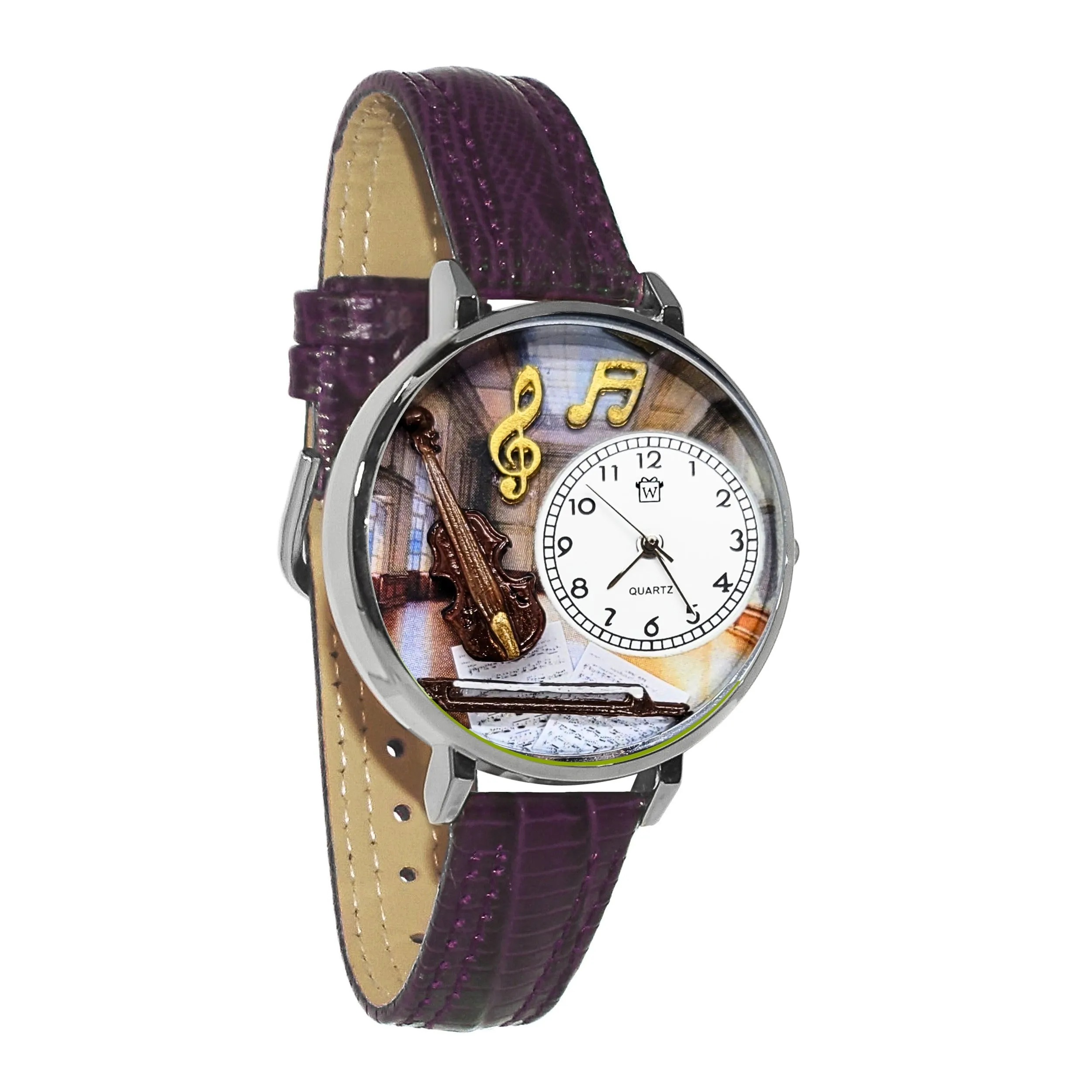 Violin String Instrument 3D Watch Large Style