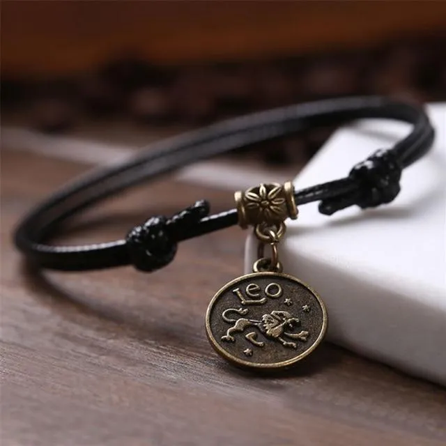 Zodiac Signs Anklet Bracelet Barefoot Sandal Beach Foot Chain